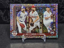 2025 Topps Series 1 Celebration - Sale, Wheeler, Imanaga ERA Leader Confetti 272