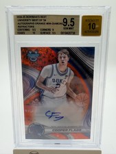 2024 Bowman University Best Cooper Flagg Best of 2024 Auto #12/25 BGS 9.5 10 GEM