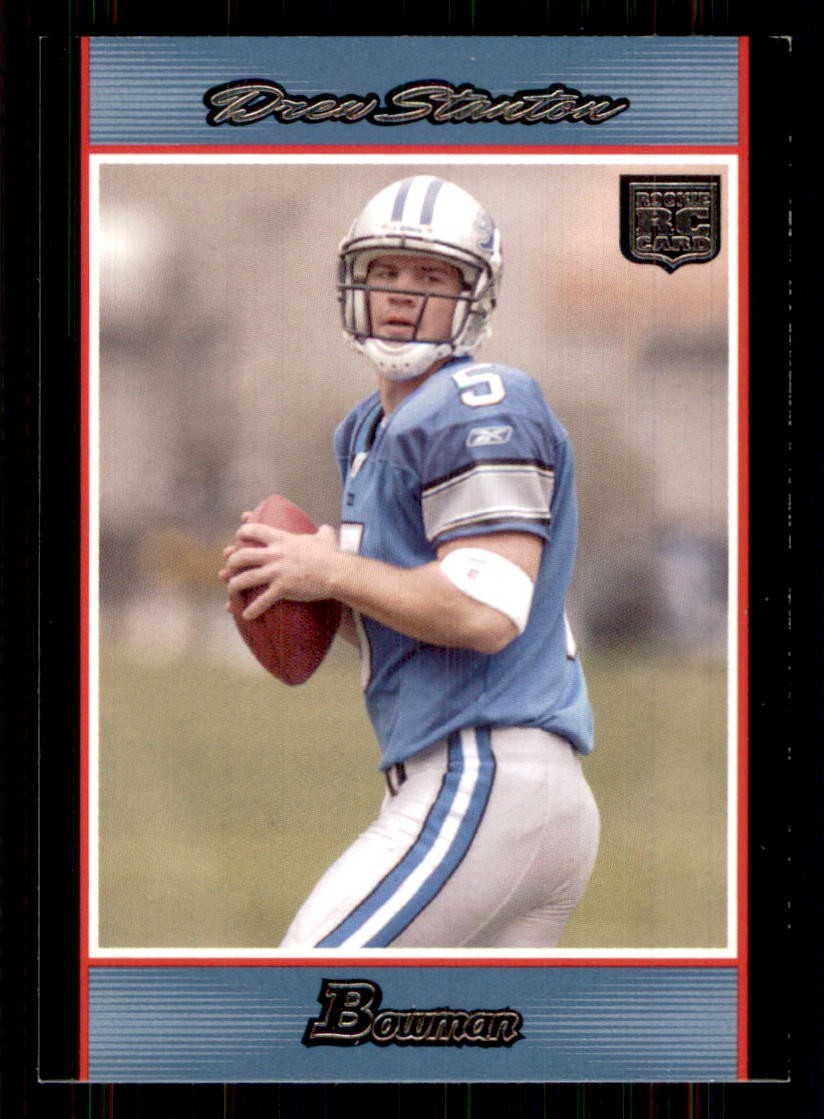 2007 Bowman Blue #113 Drew Stanton Rookie RC Detroit Lions 304/500