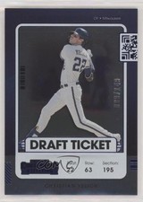 2021 Panini Contenders Draft Ticket Blue 89/149 Christian Yelich #9 04cw