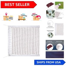Durable 20 FT Badminton Net for Backyard  Beach Fun - Rainproof Design