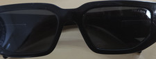PRADA SPR09Z unisex Black Square Sunglasses Tinted Lens 140mm 1AB-5S0