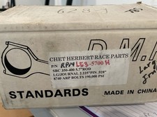 Nos Chet Herbert Race Parts Sbc 350400 5.7 Connect. Rod Set Pn Lbs -5700h