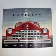 1946 Cadillac Series 60 61 62 75 Victory Engine Sales Folder Original Large