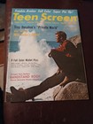 1961 Teen Screen Magazine With Uncut Card Sheet And Frankie Avalon Poster Ex-Mt