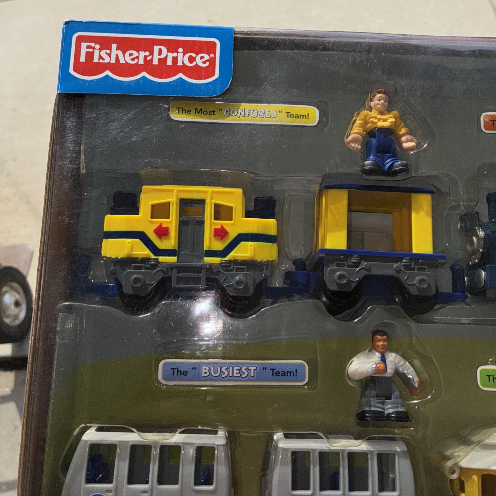 GEOTRAX VEHICLE GIFT SET 4 Teams CONFUSED, FRIENDLIEST, CRABBIEST & BUSIEST NEW