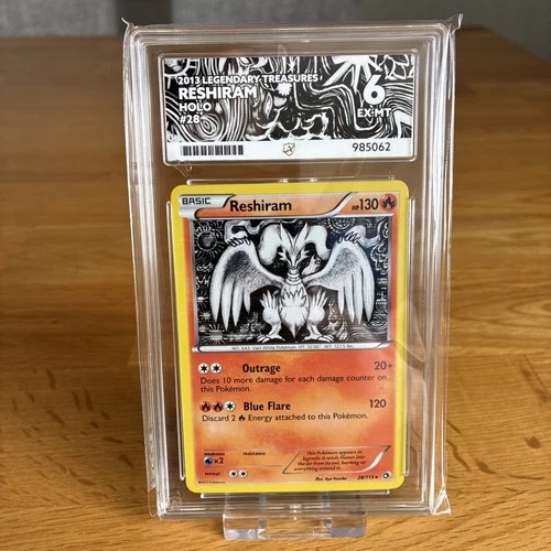 Reshiram 28/113 Holo 2013 Legendary Treasures ACE 6 (EX-MT) Graded Pokemon Card