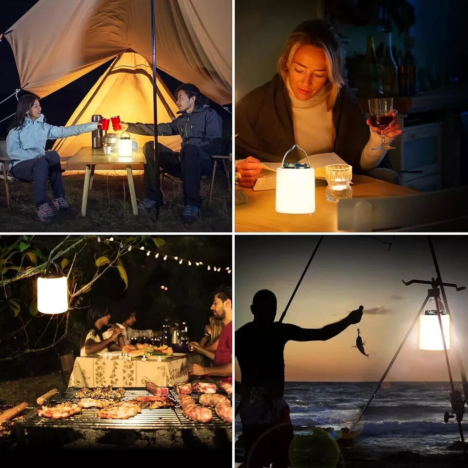Camping Lantern Rechargeable, Blukar Camping Lights Lamp 3000K Warm