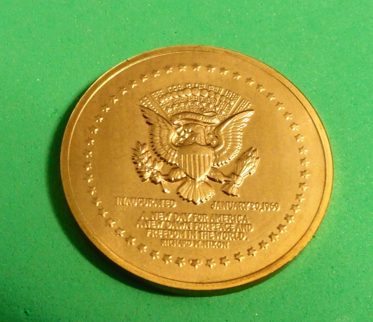 MEDAL: Richard M Nixon President of the US INAUGURATION 1969 | eBay