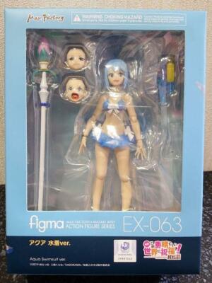 Figma EX-063 Konosuba LEGEND OF CRIMSON Aqua Swimsuit ver. Figure Authentic