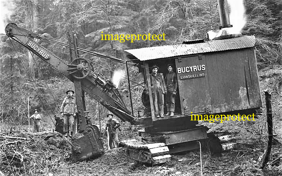 1921 Bucyrus American-Made Steam Shovel from Evansville Indiana-image