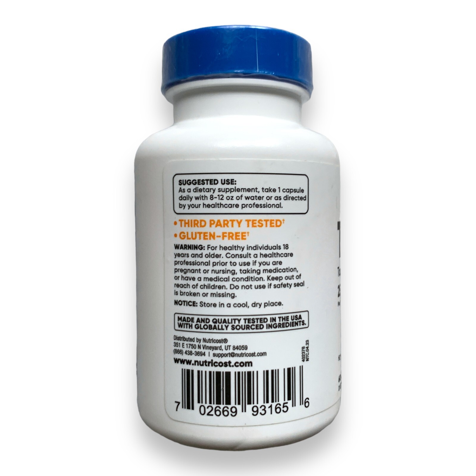 Nutricost TUDCA Pills, 250mg Per Capsule, 60 Capsules, Exp. 06/26 NEW & SEALED