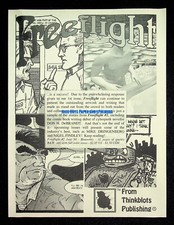 Freeflight Thinkblots Publishing Comics 1994 Print Magazine Ad Poster ADVERT