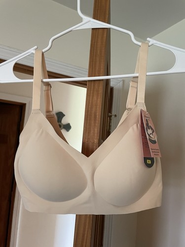 Shapermint bra X-Large Every Day, Comfort V-Neck Bralette By Truekind Beige