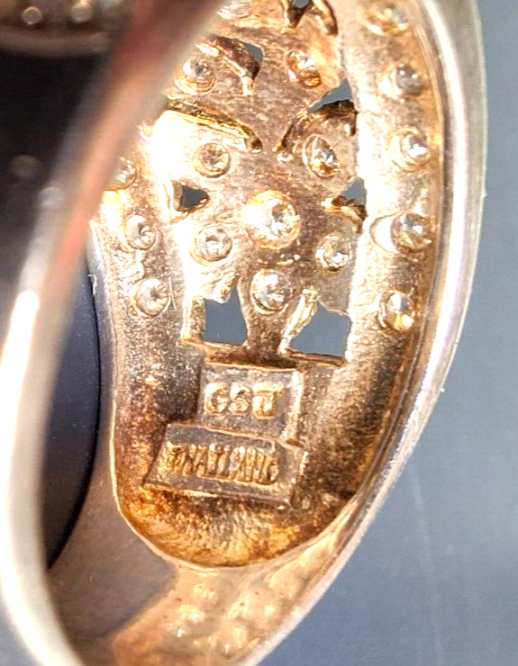 MULTOTONE SOLID 925 STERLING SILVER AND DIAMONIQU… - image 12