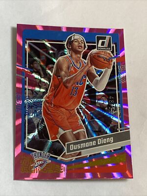 2023 24 Donruss Pink Laser Ousmane Dieng Card 48/50