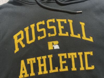 Vintage Baggy Hoodie Russell Athletic Big Logo Y2K | eBay