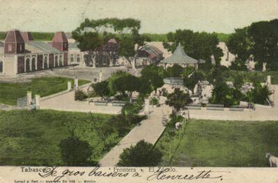 PC CPA MEXICO, COATZACOALCOS, TABASCO, FRONTERA, EL ZOCALO, Postcard (b21462)