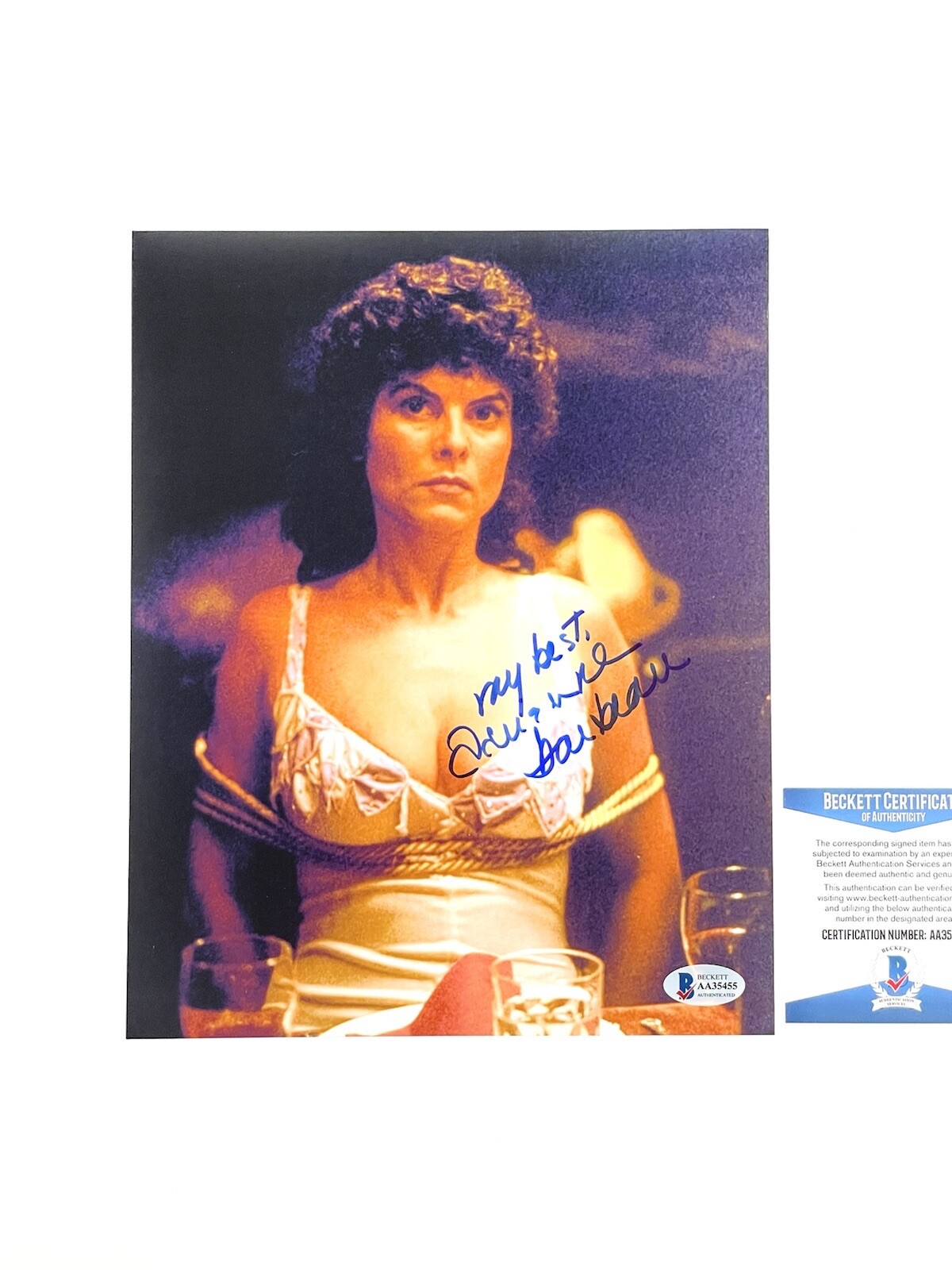 Adrienne Barbeau Signed 8x10 Photo Creepshow BAS COA Horror Movie