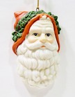Santa Claus Head Old Fashioned Midwest Importers Taiwan Ceramic Vintage Ornament — photo 3
