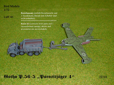 Gotha P.56-5 ''Parasite Hunter 4'' 1/72 Bird Models Resin Kit / Resin Kit