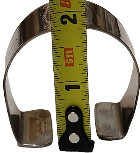 Anelli Tovagliolo Argento Inox Argento Matrimonio Monogramma H 8ct Accessori da Pranzo - Foto 12 di 12