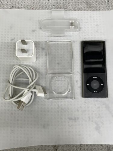 Apple iPod Nano 5th Generation 8GB BLK A1320 W/BUILT IN CAMERA/SPEAKER/RADIO - Afbeelding 1 van 5