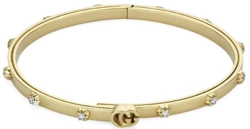 Gucci Running G 18K Yellow Gold Diamond 