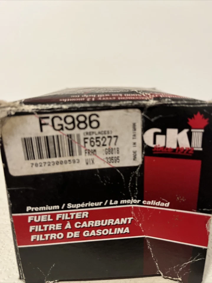 Filtro de combustible GKI - GAS FG986 Foto 2 de 4