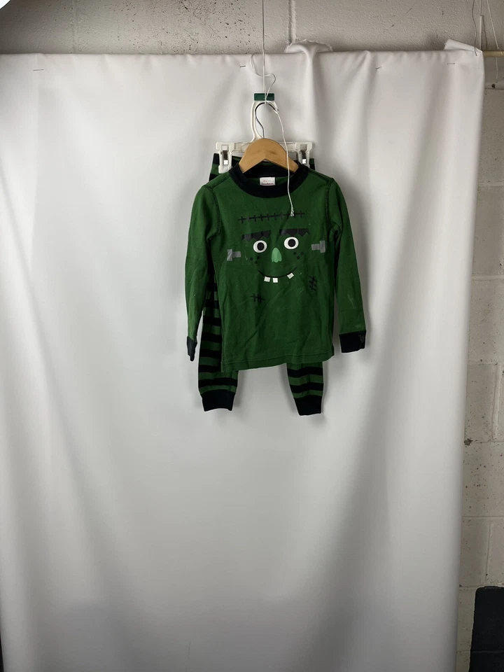 HANNA ANDERSSON 2 Piece Frankenstein Pajama Set Size EU 100 Size 4 4T Pjs - Image 2 of 4