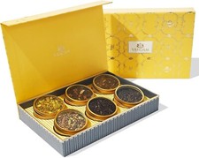 VAHDAM Assorted Tea Gift Sets 180g - 6.3oz 6 Teas Luxurious Tea Gift Set