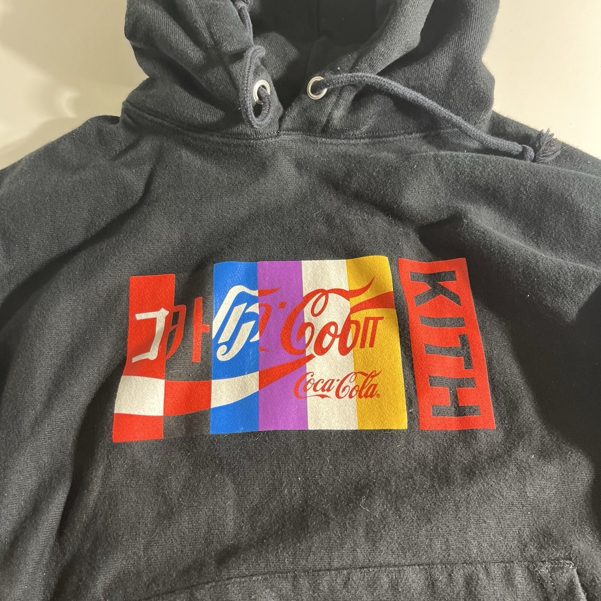 Kith x Coca-Cola International Hoodie Black Men Woman Size Small