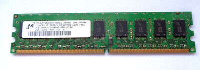 Micron Arbeitsspeicher 2GB DDR2 MT18HTF25672AY-800E1 PC2-6400E-666 CL6