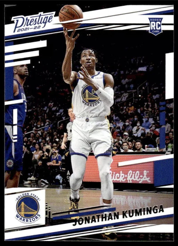 2021-22 Panini Chronicles Prestige Jonathan Kuminga #55 Rookie RC