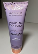 Goddess By Manna Kadar Exfoliating Foot Scrub--Lavender--8.45 Fl Oz New Sealed