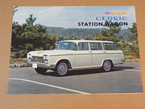 1964 Nissan Cedric Station Wagon original 4 page brochure | eBay Australia