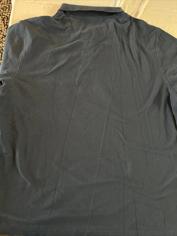 Camisa polo para hombre con logotipo de Marvel Comics azul marino XL Foto 3 de 4