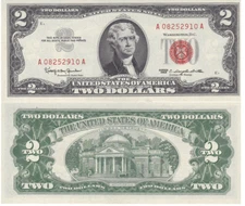 1963 $2 Legal Tender Notes Fr 1513 Uncirculated