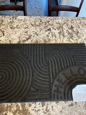 Paillasson d'extérieur Hello Coir, naturel et noir, 18" x 30"