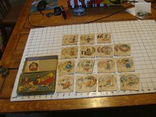 vintage OLD MAID two in one, missing spinner, missing cards, EARLY RUSSELL