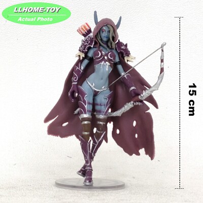 Hot Game WOW Wrath of the Lich King Queen Sylvanas Windrunner Figure Statue Gift