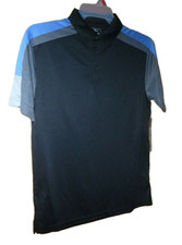 Men's S 34/36 Black Short Sleeve Ben Hogan Performance Polo Shirt Golf