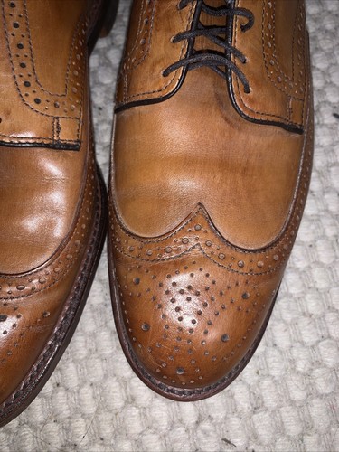 Allen Edmonds Mens Walnut Wingtip Player’s Oxford Shoes 9752 Size 11.5D USA - Picture 5 of 8