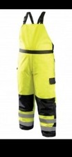 OccuNomix Men's Size 2XL High Visibility Yellow Waterproof Winter Bib Pants NWT