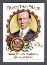 2011 TOPPS ALLEN & GINTER'S GUGLIELMO MARCONI MINDS THAT MADE FUTURE CARD #MMF28