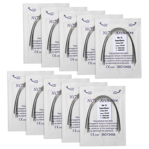 Dental Ortho Supper Elastic Niti Round Arch Wire 012/0.14/0.16/ 0.18/0.20 po - Afbeelding 28 van 82