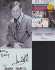 MARK HAMILL Signed Autograph 4x8.5 Black and White Photo JSA