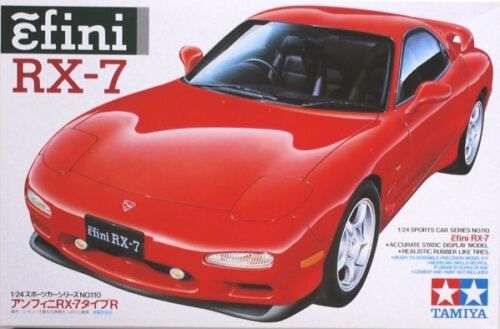 Tamiya 24110 1/24 Scale Model Sports Car Kit Mazda Efini RX-7 FD-3S - Afbeelding 1 van 1