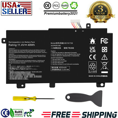 B31N1726 Battery For ASUS TUF Gaming FX505DT FX505DV FX505DU FX505DY FX505GT NEW