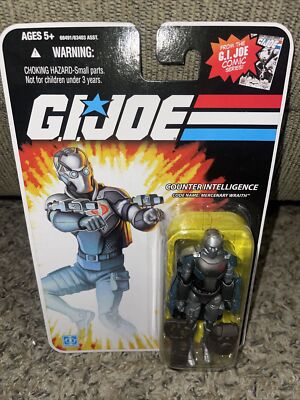 GI Joe Wraith 4'' Action Figure 2007 Mercenary Cobra IG Counter 25th Hasbro